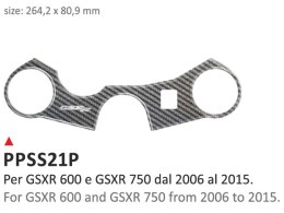 Naklejka na półkę Suzuki GSXR600/750 06/16