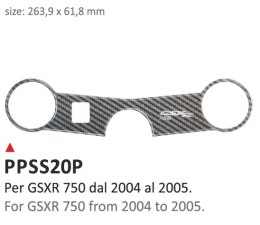 Naklejka na półkę Suzuki GSXR750 04/05