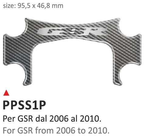 Naklejka na półkę Suzuki GSR 06/10