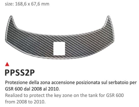 Naklejka na półkę Suzuki GSR600 '08-10