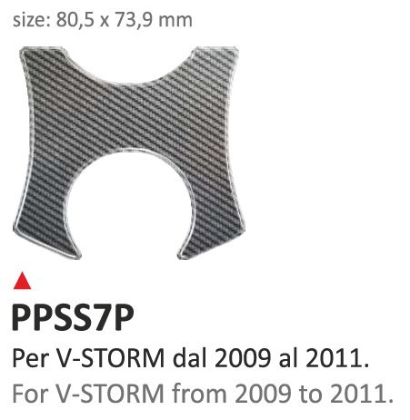 Naklejka na półkę Suzuki V-STROM 09/11