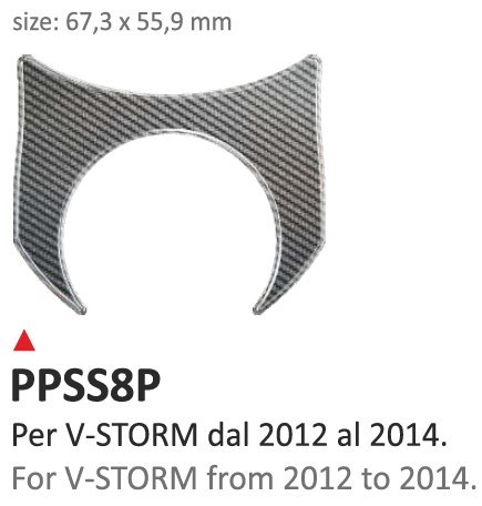 Naklejka na półkę Suzuki V-STROM 12/14