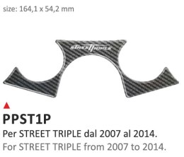 Naklejka na półkę Triumph Street Triple 07/14