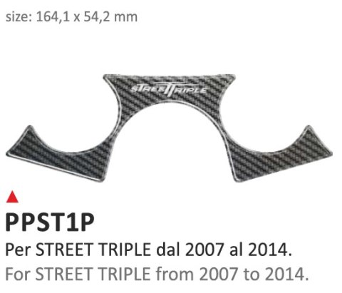 Naklejka na półkę Triumph Street Triple 07/14