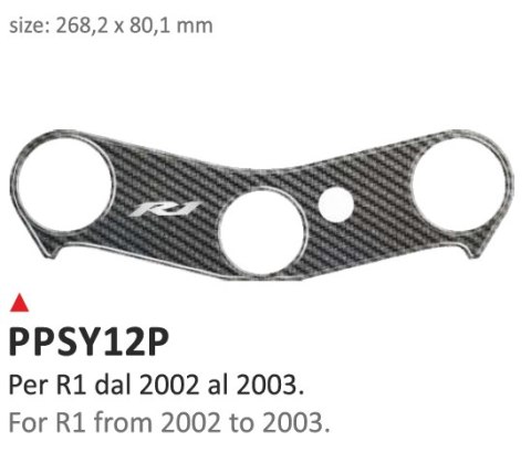 Naklejka na półkę Yamaha R1 02/03