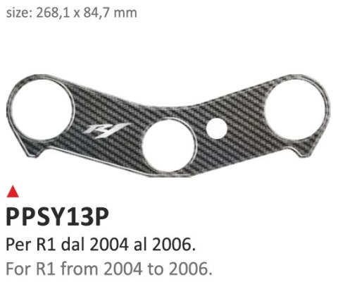 Naklejka na półkę Yamaha R1 04/06