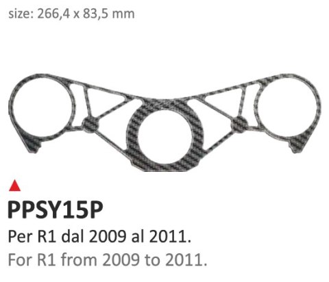 Naklejka na półkę Yamaha R1 09/11