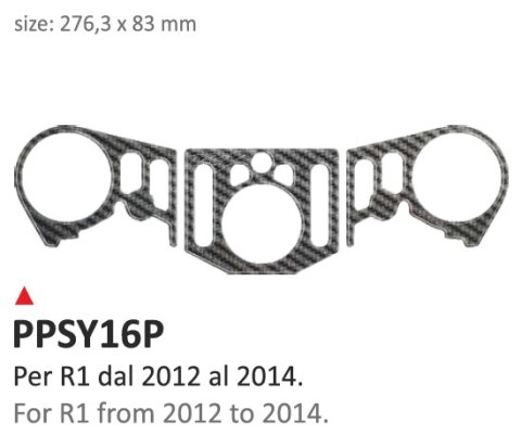 Naklejka na półkę Yamaha R1 '12/14