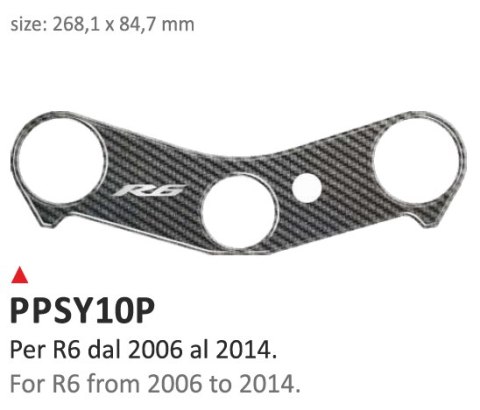 Naklejka na półkę Yamaha R6 06/14