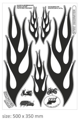 Naklejka z czarne grafika