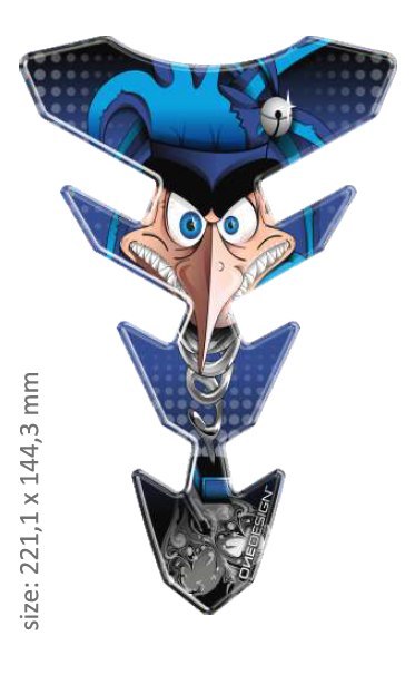 Tankpad Expression Slim face niebieskie