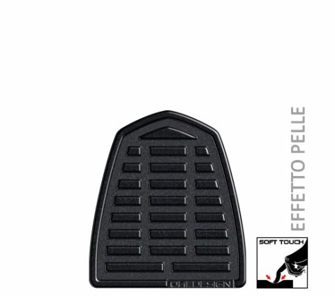 Tankpad "Soft Touch" leather style czarne