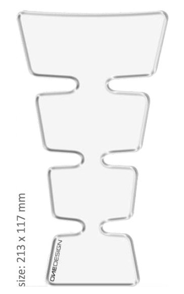 Tankpad universal GOLD shape clear