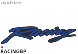 Zestaw 10 naklejek Racing niebieskie