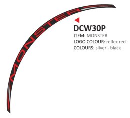 Zestaw 8 naklejek na felgi Ducati Monster