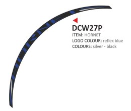 Zestaw 8 naklejek na felgi Honda Hornet