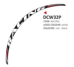 Zestaw 8 naklejek na felgi Racing
