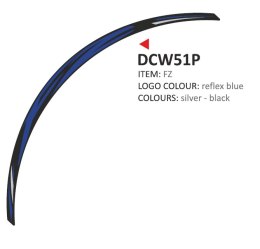 Zestaw 8 naklejek na felgi Yamaha FZ