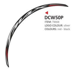 Zestaw 8 naklejek na felgi Yamaha TMAX