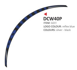 Zestaw 8 naklejek na felgi moto Go!!