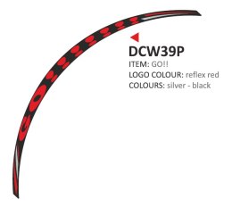 Zestaw 8 naklejek na felgi motocyklowe Go!!