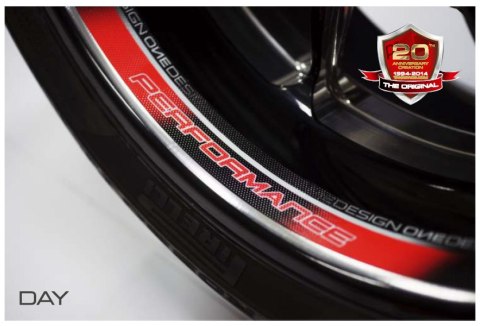 Zestaw 8 naklejek z mikro bąbelkami Perfomance