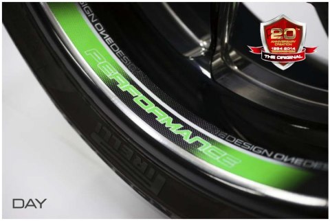 Zestaw 8 naklejek z mikro bąbelkami Perfomance