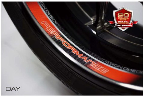 Zestaw 8 naklejek z mikro bąbelkami Perfomance