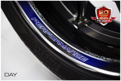 Zestaw 8 naklejek z mikro bąbelkami Perfomance