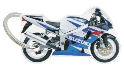 Dwustronny wypukły brelok na klucze Suzuki GSXR
