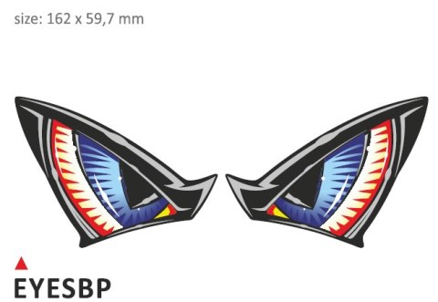 Para naklejek "Eyes" niebieskie