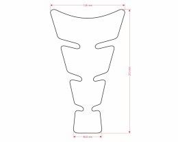 Tankpad Spirt Africa Twin silver