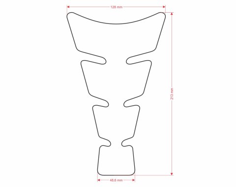 Tankpad Spirt Africa Twin silver