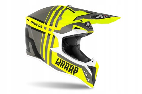KASK AIROH WRAAP BROKEN YELLOW MATT
