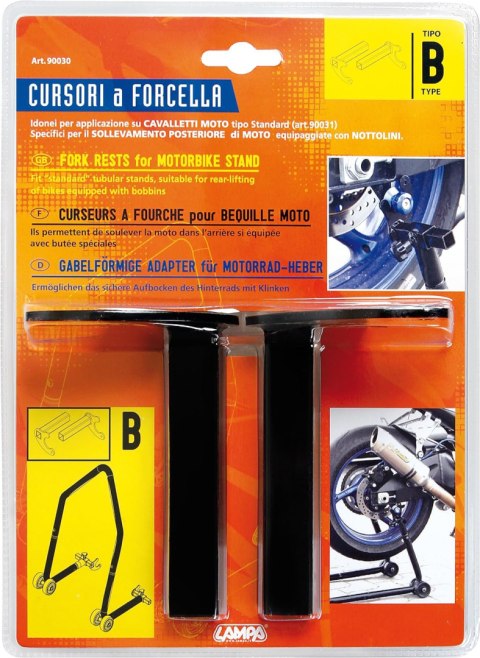 90030 - łapy V do stojaka motocyklowego